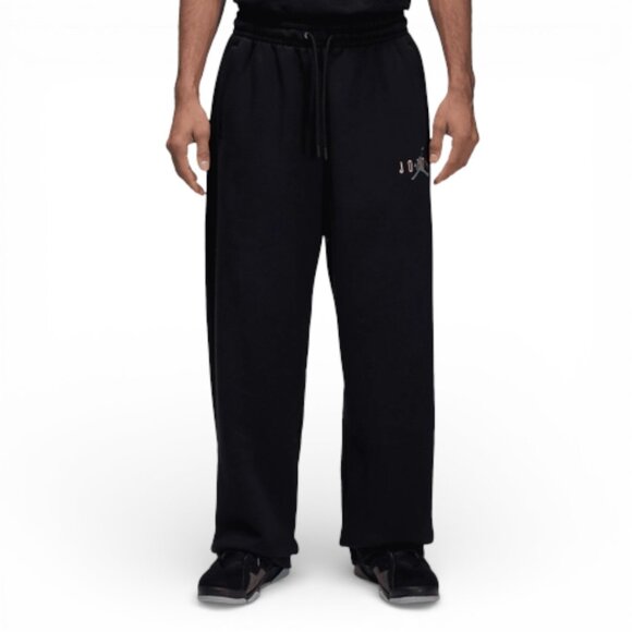 Air Jordan Gamma Blue Embroidered Oversize Baggy Fit Sweat Pants NWT - Picture 3 of 8